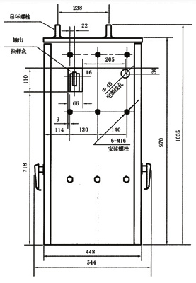 CT24型彈簧操動機(jī)構(gòu)(側(cè)輸出)